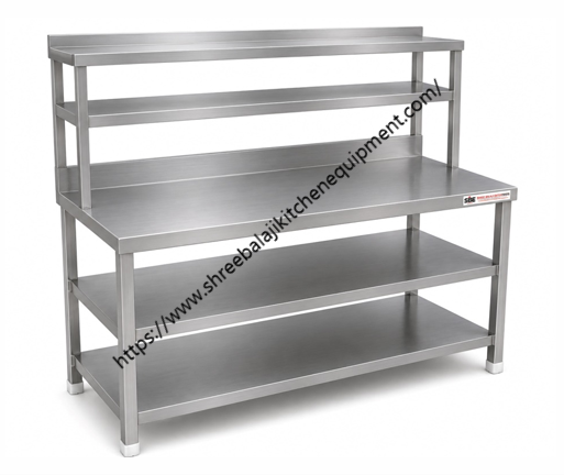 Commercial Gas Range with Griddle and Open Burner